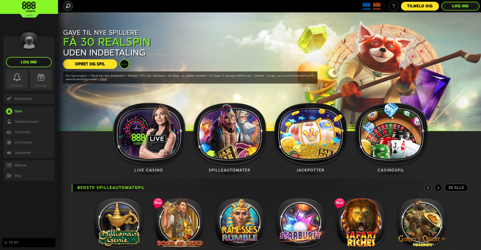 casino online com bonus de registo